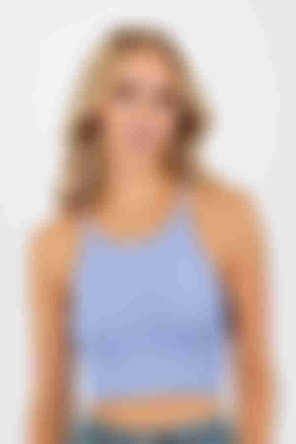 Free Soul Crop Top - Periwinkle
