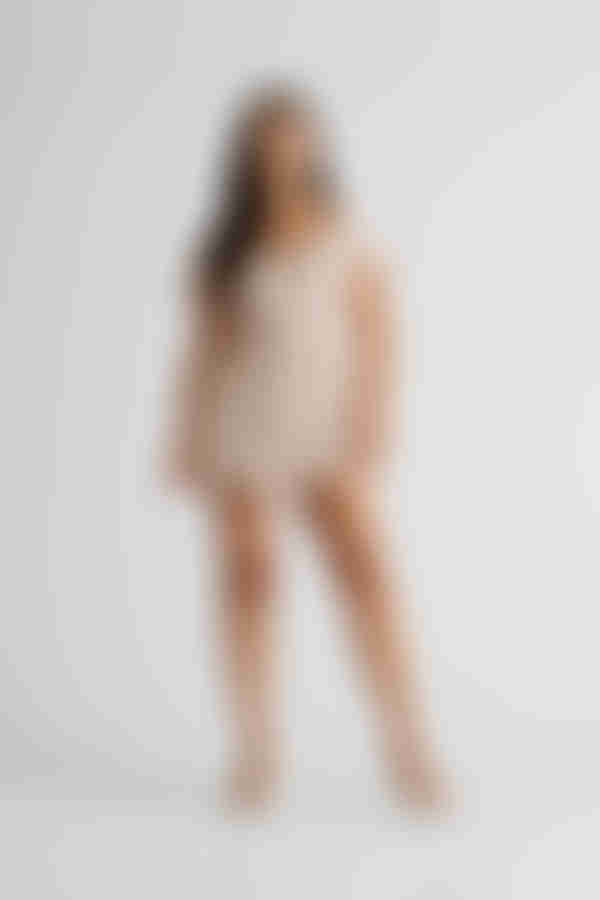 Get Along Gingham Romper - Pink