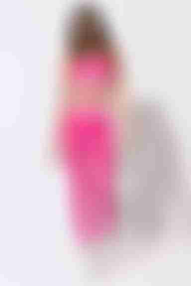 Hot Girl Summer Mesh Trimmed Leggings - Pink