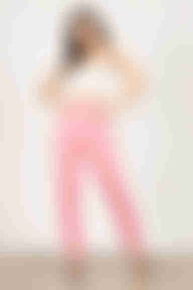 Jennie High Waist Pants - Pink