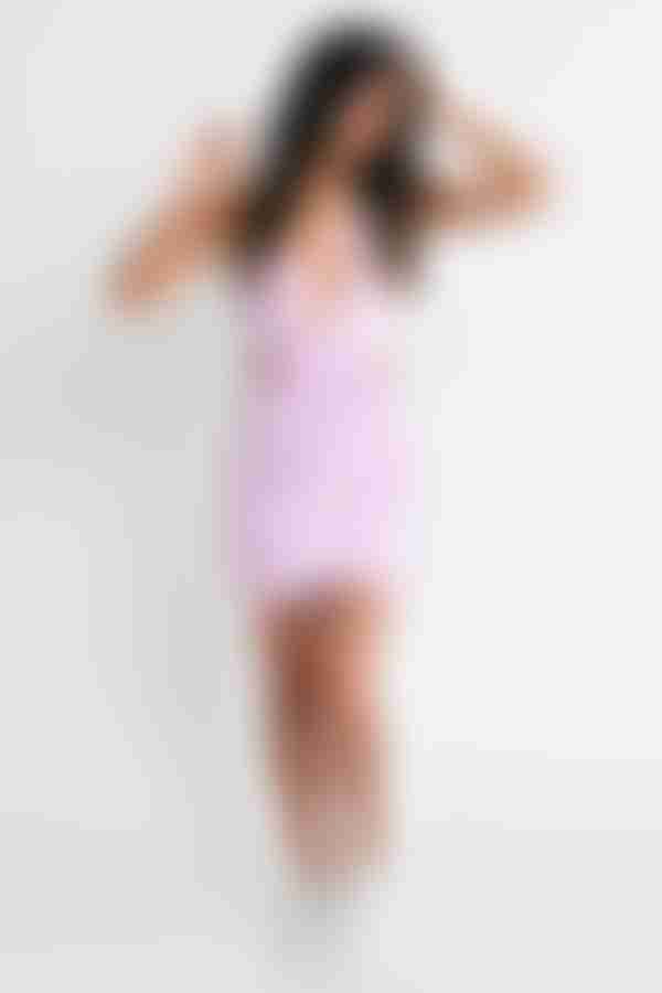 Asking You For A Dance Cross Back Cutout Mini Dress - Pink Multi