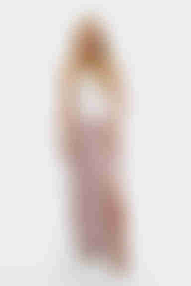 Nichole Side Slit Maxi Skirt - Pink