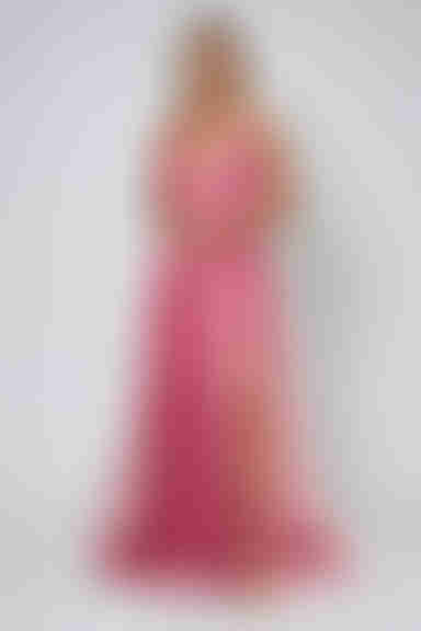 Soft Temptation Floral Sweetheart Maxi Dress - Pink