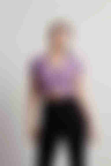 Feminine Touch Crop Top - Purple