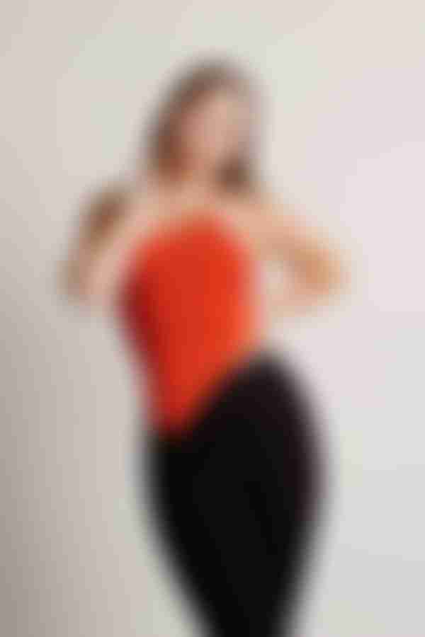 Bet You Backless Top - Red