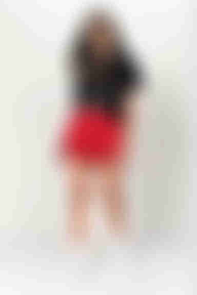 Seanna Polka Dot Shorts - Red