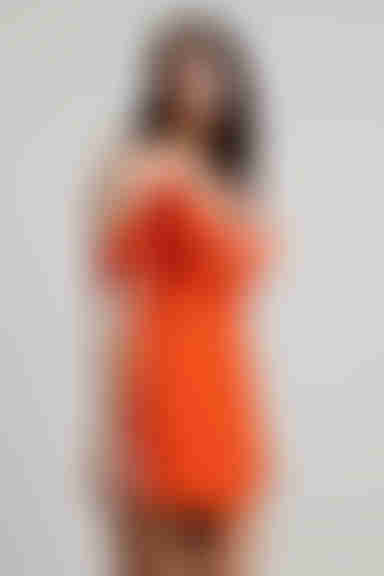 Thea Wrap Romper - Red