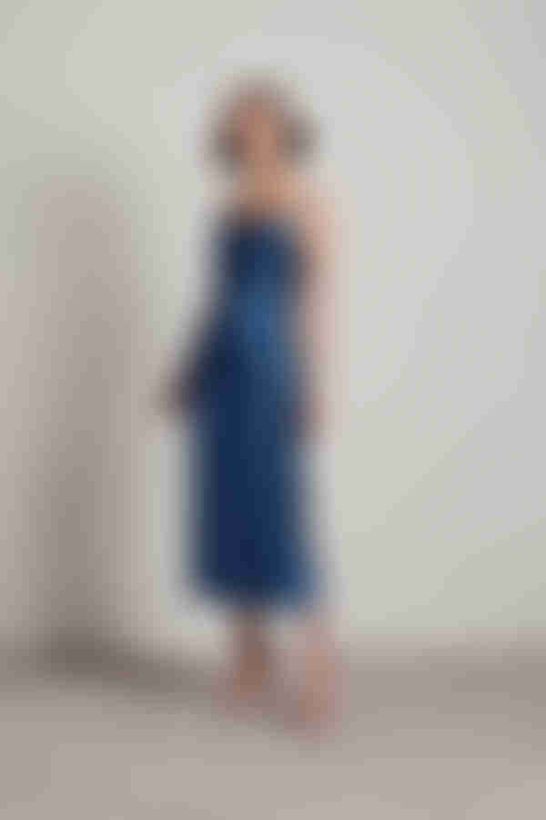 Charm Me Satin Cowl Neck Midi Dress - Mauve