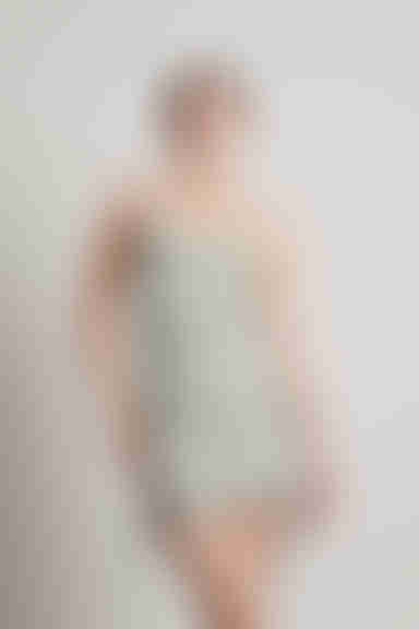 Alo Floral Ruched Mini Dress - Sage