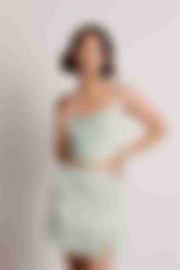 Is It Over Floral Mini Skirt - Sage