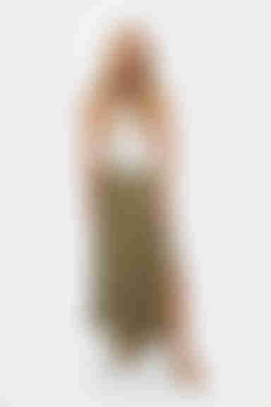 Nichole Side Slit Maxi Skirt - Sage