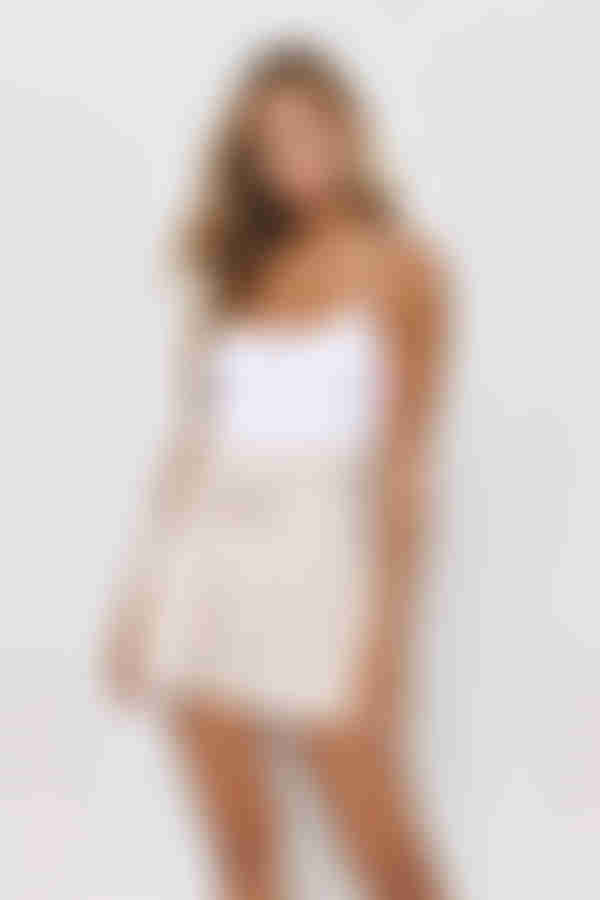 Monique Front Tie Shorts - Sand