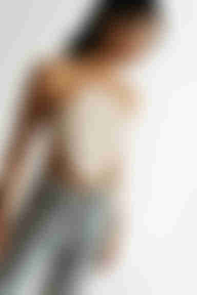 Sip My Tea Crop Top - Sand Multi