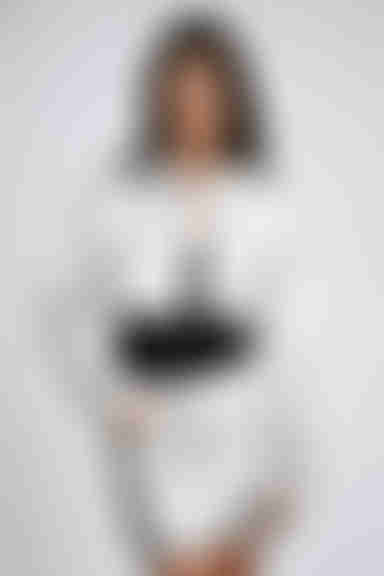 Cosmic Edge Metallic Cropped Jacket - Silver