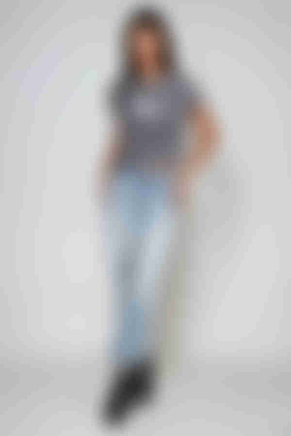 Effortless Era Graphic Baby Tee - Steel