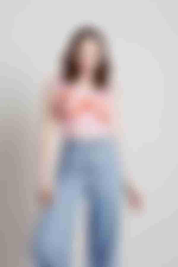 Paint By Flowers Tank Top - Strawberry Pink