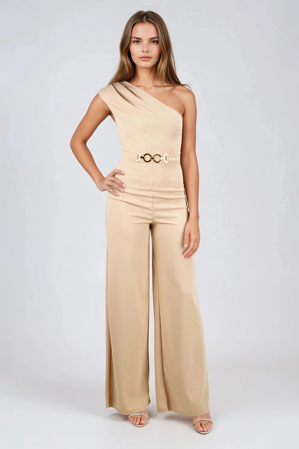 Boss Babe One Shoulder Jumpsuit - TAU