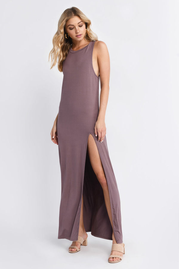 All There Is High Taupe Dress
