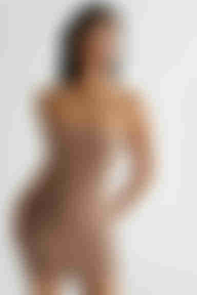 Fall In Line Cami Bodycon Mini Dress - Taupe