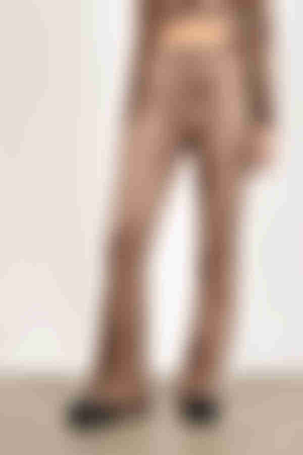 Kat Leopard Print Pants - Taupe Multi