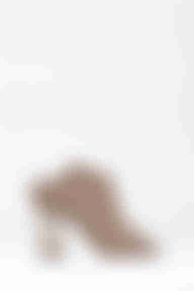 Dolce Vita Noa Peep Toe Heels - Taupe Nubuck