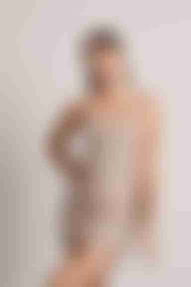 Sonya Side Cutout Bodycon Mini Dress - Taupe