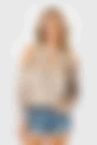 Alia Cold Shoulder Sweater - Toast