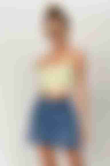 Gidley Denim Mini Skirt - Vintage Wash