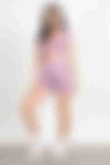 Get Comfy Jersey Knit Crop Top and Short Set - Violet