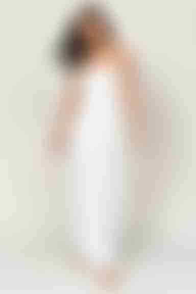 Adelyn Lace Sweetheart Maxi Dress - White