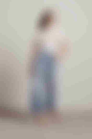 Alyah Cutout Sweater Top - White