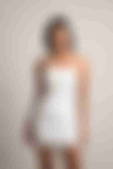 Annamarie Strapless Bodycon Mini Dress - White