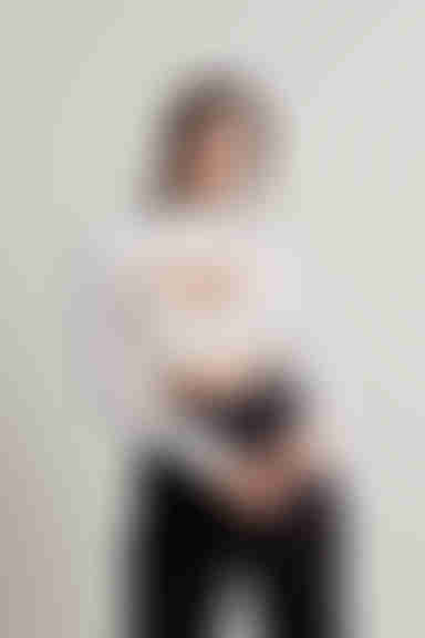 Born Again Crop Top - White