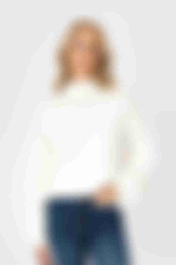 Cecilia Chunky Knit Sweater - White