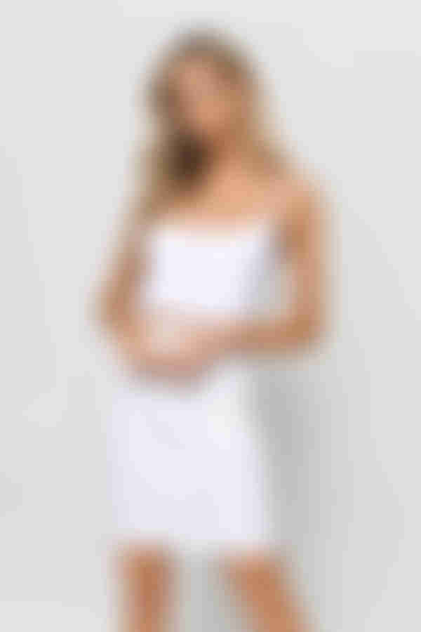 Club Life Sequin Skirt - White