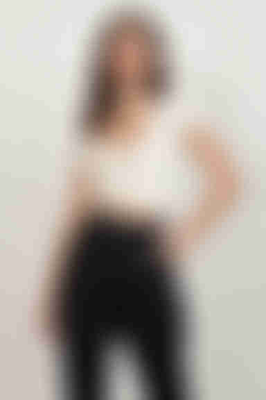 Concrete Angel Crop Top - White