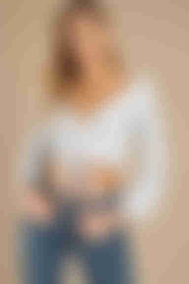 Double Down Crop Top - White