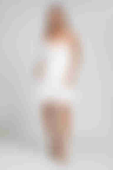 Dreamt About This Sweetheart Ruched Mini Dress - White