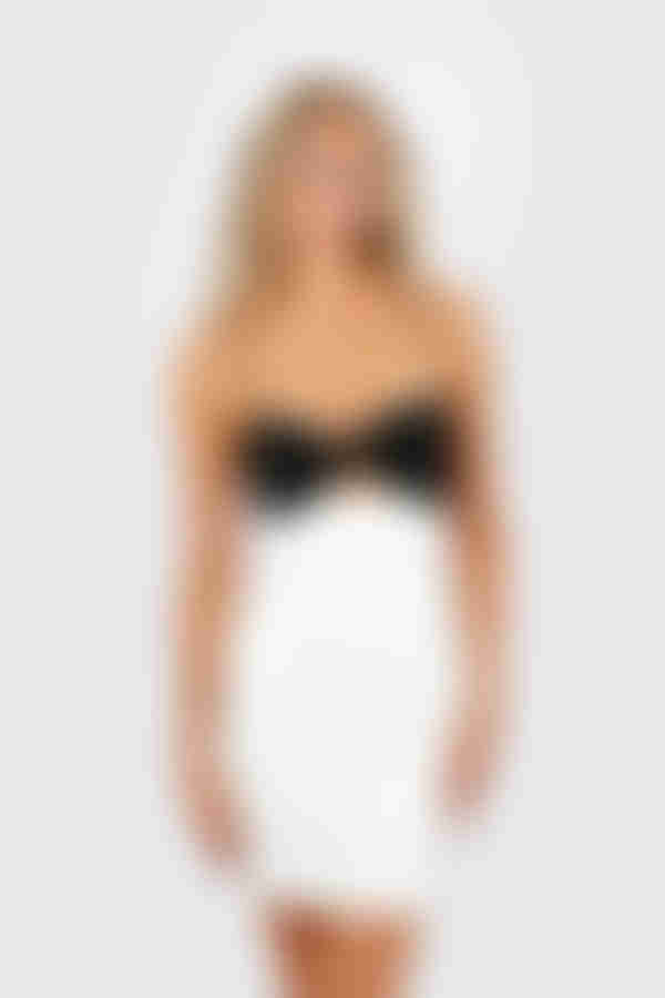 Everly Twist Cutout Mini Dress - White