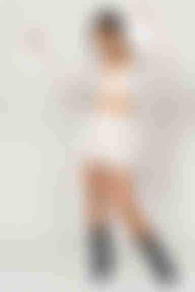 Good To You Lace Mini Skirt - White