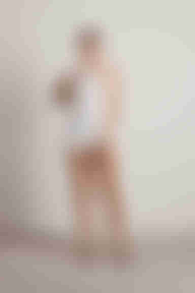 Head In The Clouds Open Back Romper - White