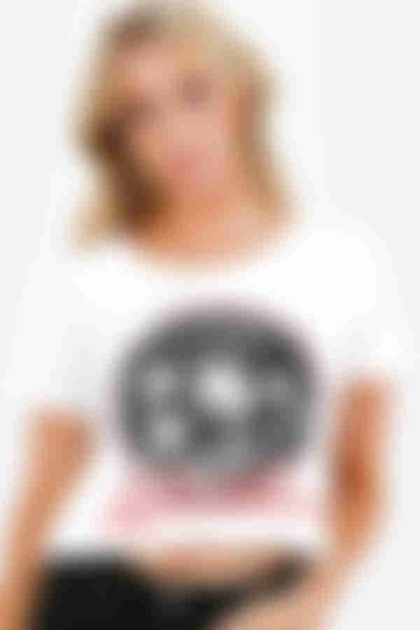 Kaiya Cropped Tee - White