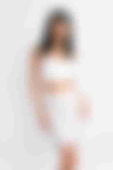 Lace and Grace Bodycon Mini Skirt - White