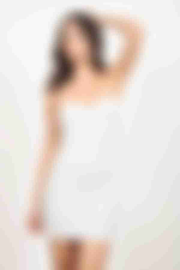 Last Goodbye Bustier Bodycon Mini Dress - White