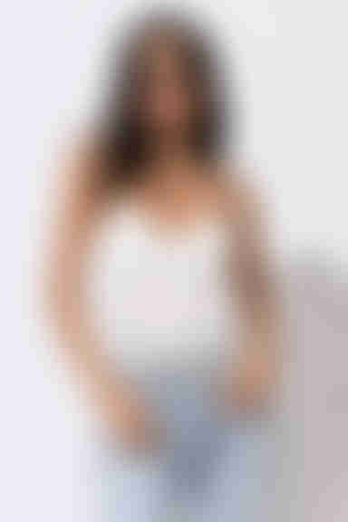 Look For More Ribbed Bodysuit - White