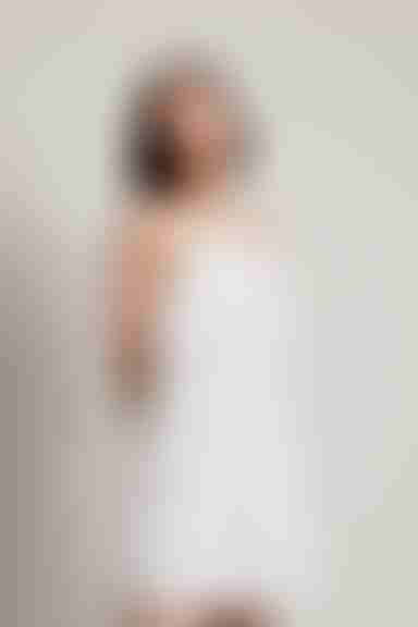 Minnie Racerback A-Line Mini Dress - White