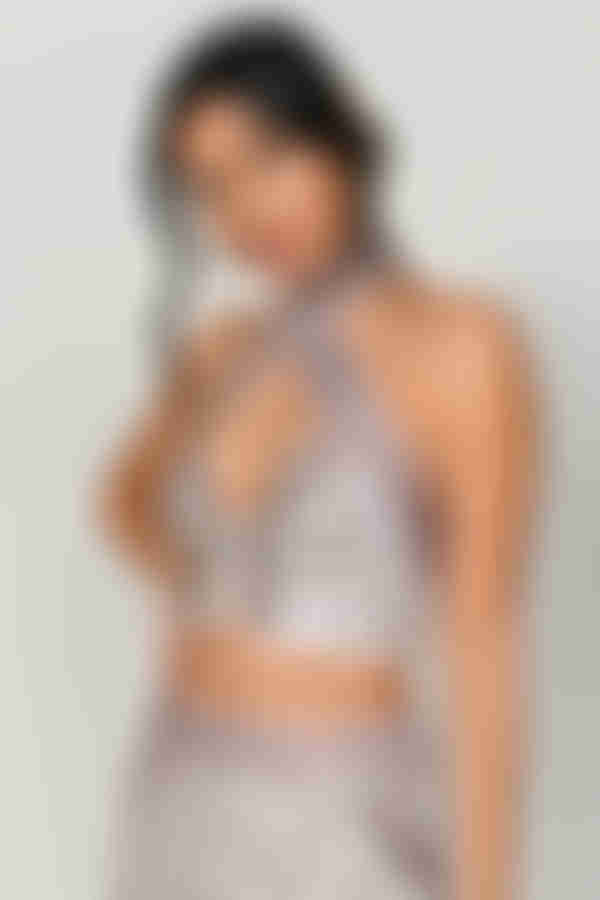 No Time Crop Top - White