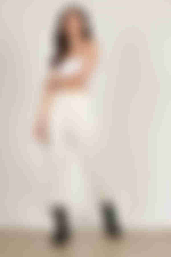 Bubbles Jogger Pants - White Pink