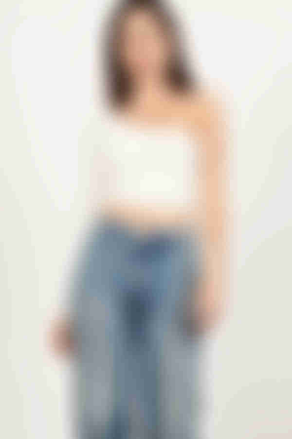 Side Effect Crop Top - White