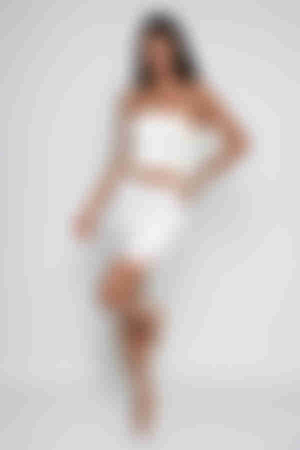 Sultry Fierce Laced Corset Top - White